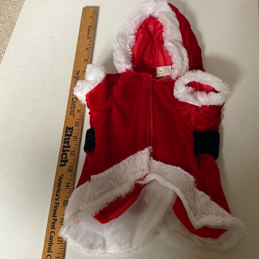 NWOT Small Pet Santa Coat